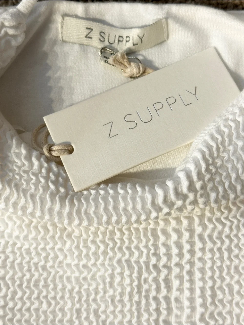 Z Supply Azure Textured Slip Dress w/ Adjustable Straps. Small. 26”-30” Bust NWT - Picture 2 of 6
